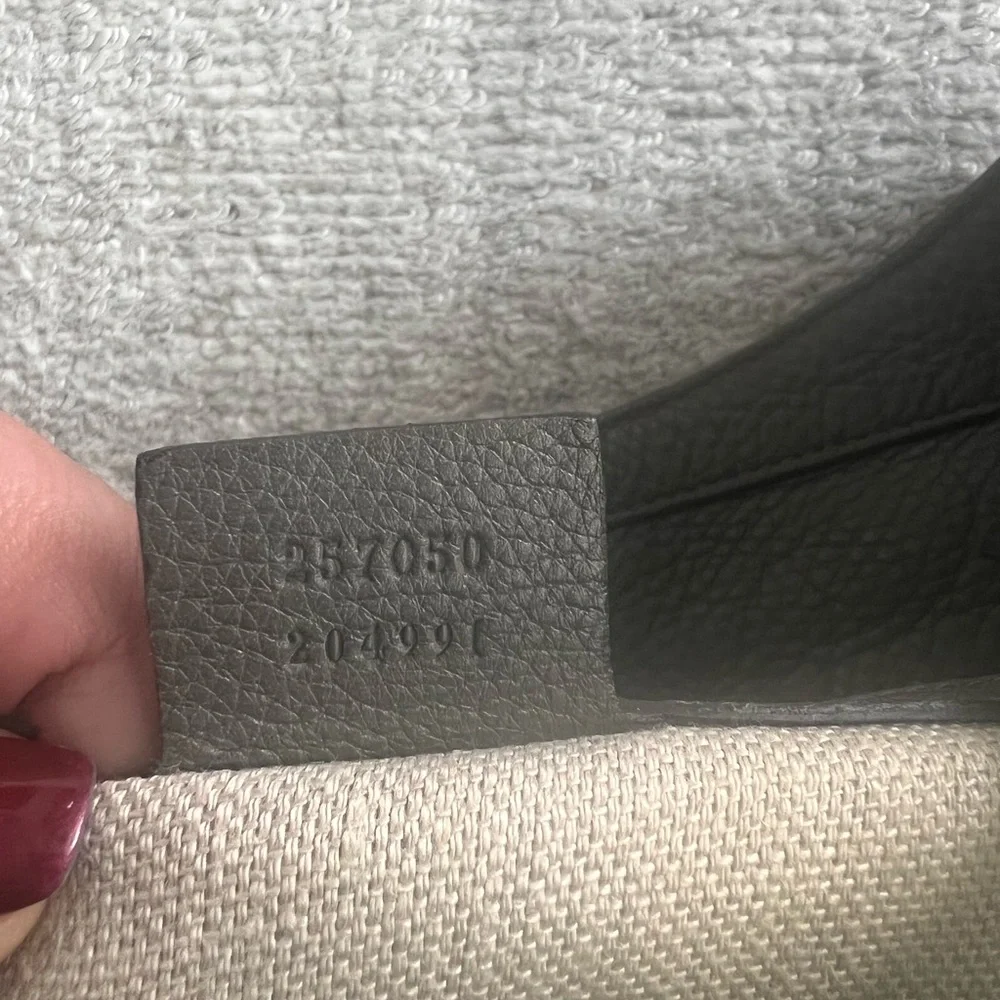 Authentic Gucci Python Greenwich Hobo Handbag (RARE) Grey Python - Picture 10 of 11